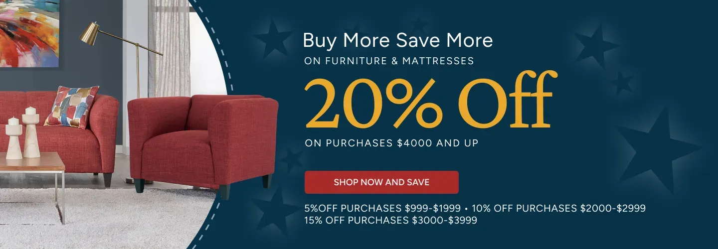 Buy More Save More Furniture Sale